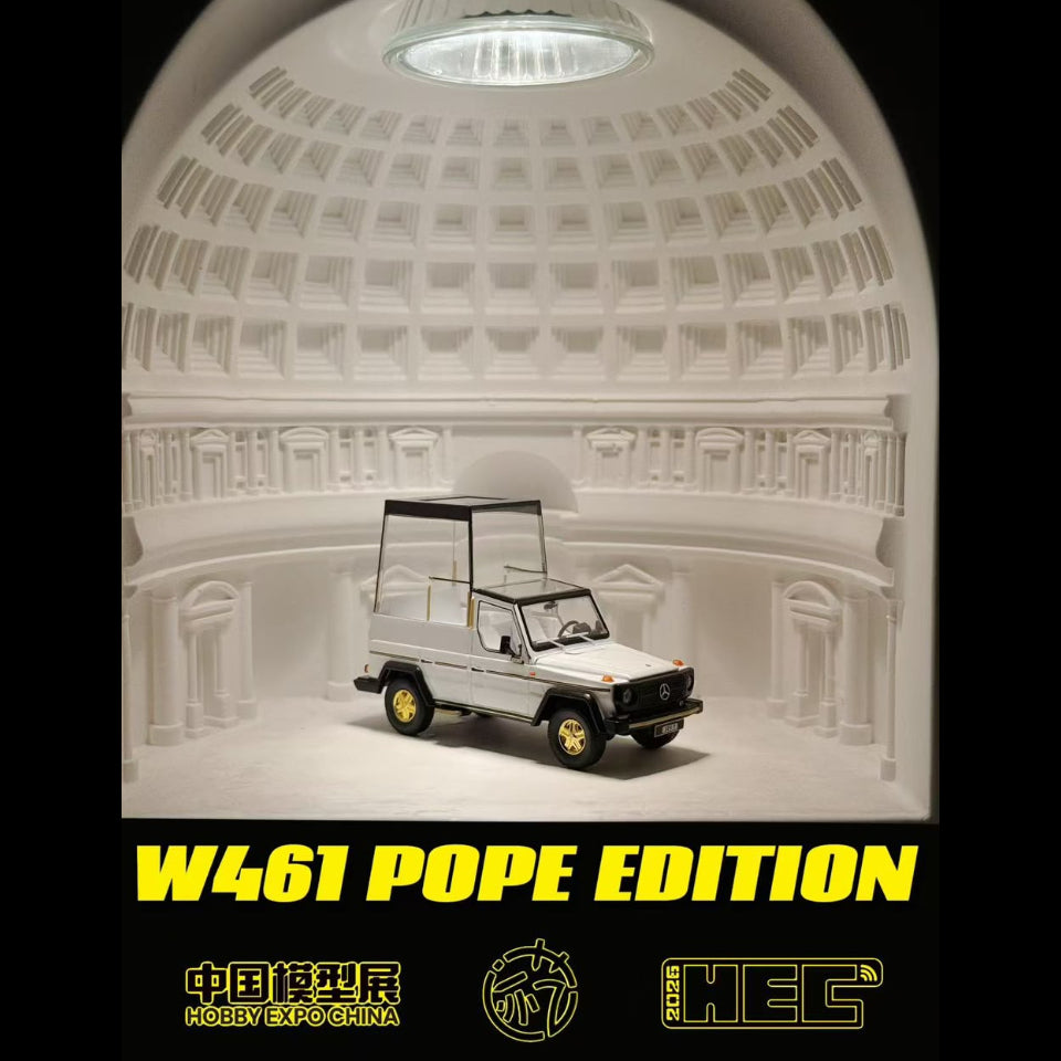 Mercedes Benz W461 POPE Edition ,1:64 Scale (White)