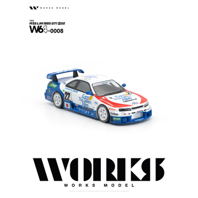 *PRE-ORDER* Nissan R33 LM 1995 GT1 #22, 1:64 Scale