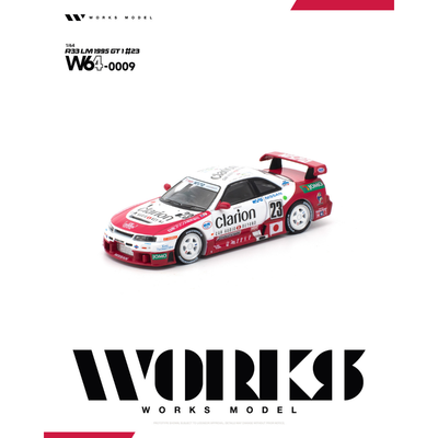 *PRE-ORDER* R33 LM 1995 GT1 #23, 1:64 Scale