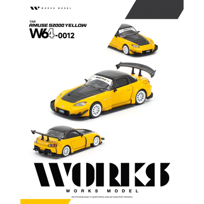 *PRE-ORDER* Amuse S2000, 1:64 Scale (Yellow)