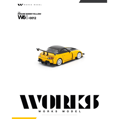 *PRE-ORDER* Amuse S2000, 1:64 Scale (Yellow)