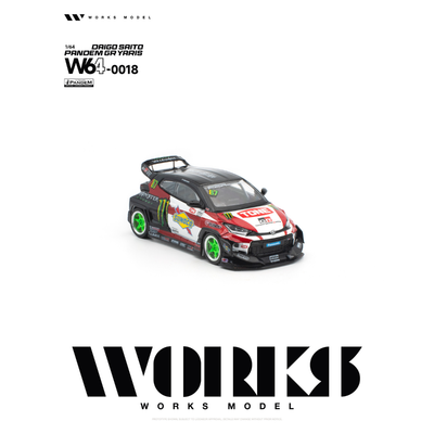 *PRE-ORDER* Toyota Pandem  GR YARIS DAIGO SAITO, 1:64 Scale