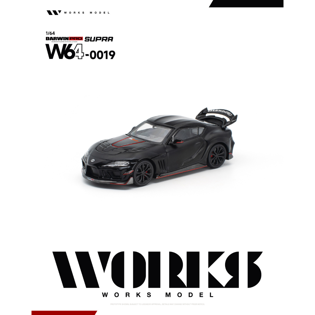 *PRE-ORDER* Toyota Darwin Pro Supra Dark, 1:64 Scale