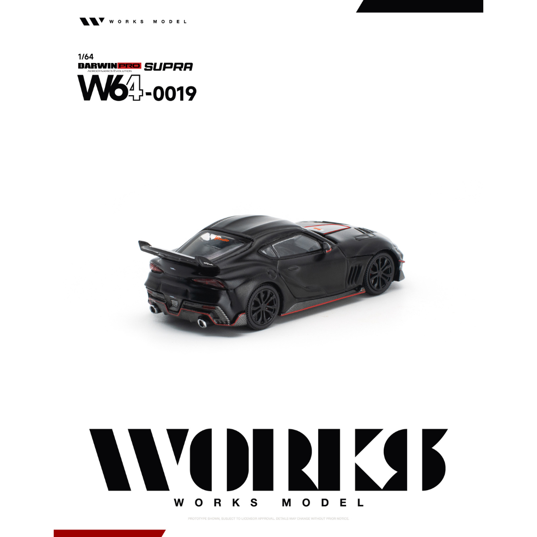 *PRE-ORDER* Toyota Darwin Pro Supra Dark, 1:64 Scale