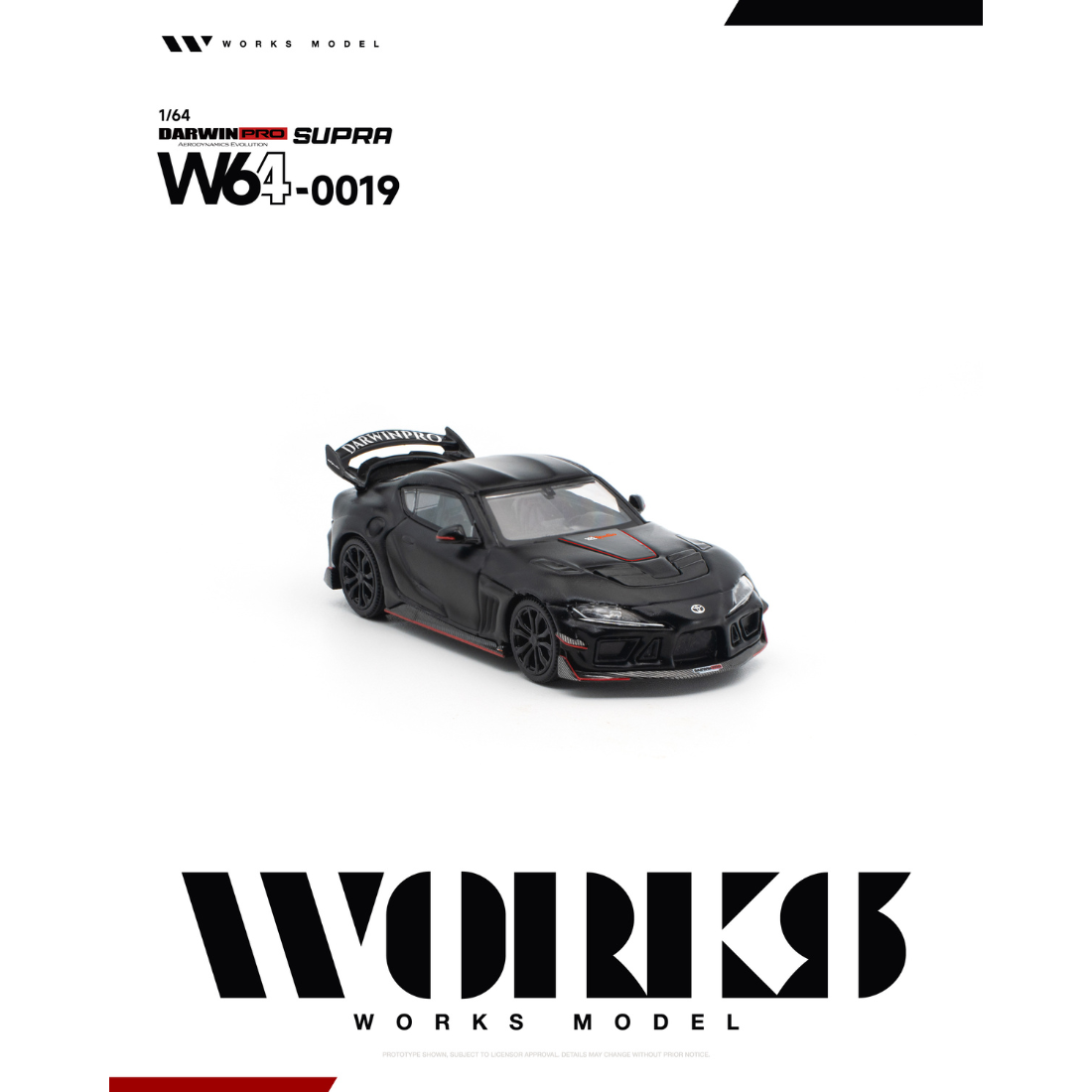 *PRE-ORDER* Toyota Darwin Pro Supra Dark, 1:64 Scale