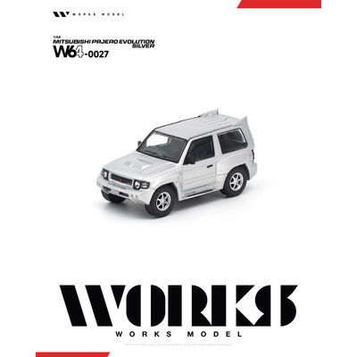 *PRE-ORDER* Mitsubishi Pajero Evolution Silver, 1:64 Scale