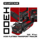 *PRE-ORDER* Advan H300 Flatbed Transport Trailer, 1:64 Scale (Red)