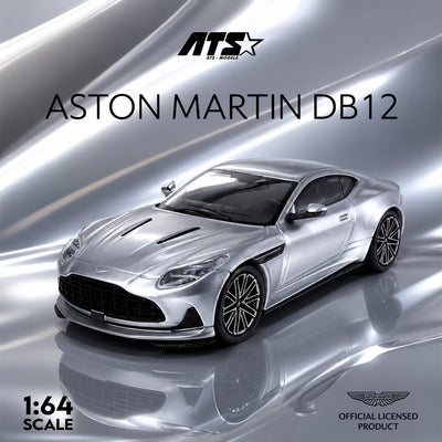 *PRE-ORDER* Aston Martin DB12, 1:64 Scale (Lightining Silver)