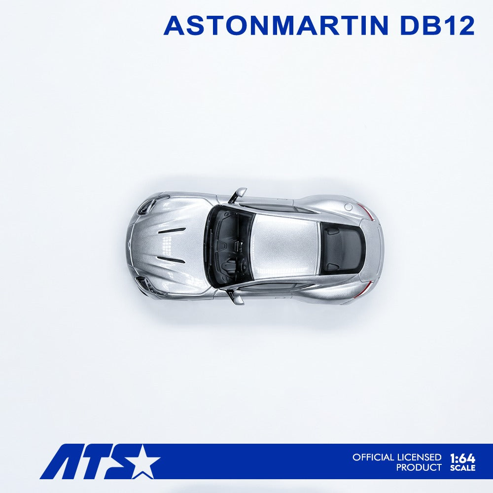 *PRE-ORDER* Aston Martin DB12, 1:64 Scale (Lightining Silver)