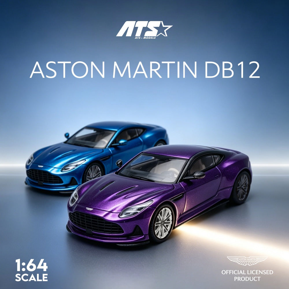 *PRE-ORDER* Aston Martin DB12 (Blue), 1:64 Scale