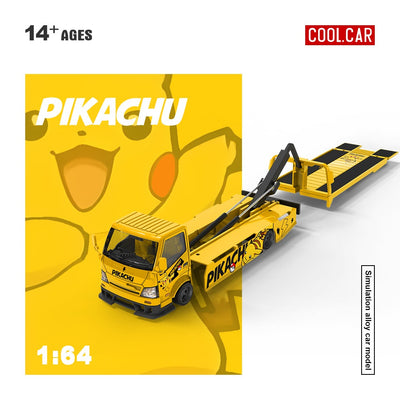*PRE-ORDER* Cool Car H300 Flatbed Transport Trailer (Pikachu Painted), 1:64 Scale