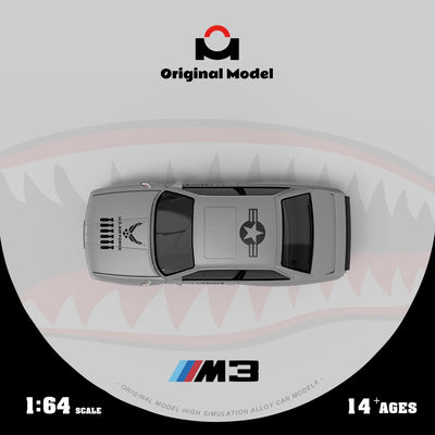 *PRE-ORDER* BMW E30 M3 Shark Mouth Finish, 1:64 Scale