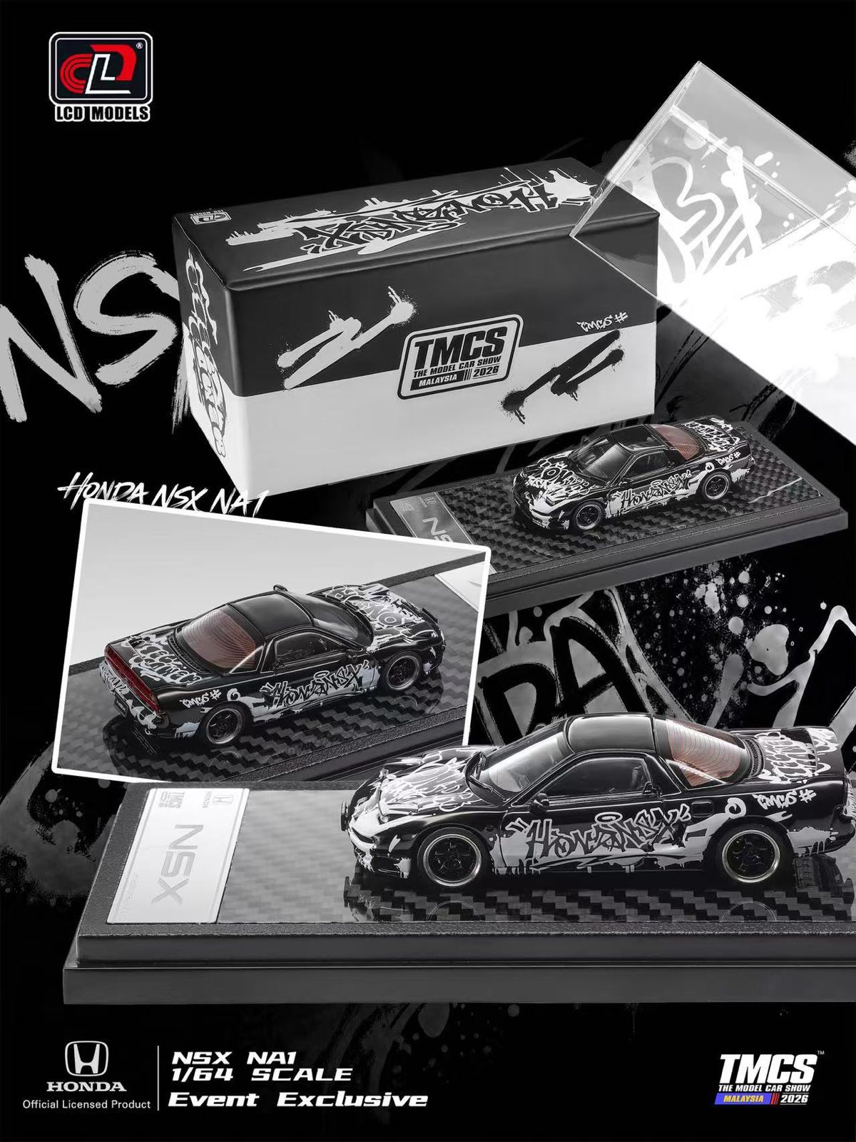 *TMCS 2026* NSX NA1 TMCS2026 Event Exclusive Blind Box, 1:64 Scale (White or Black)