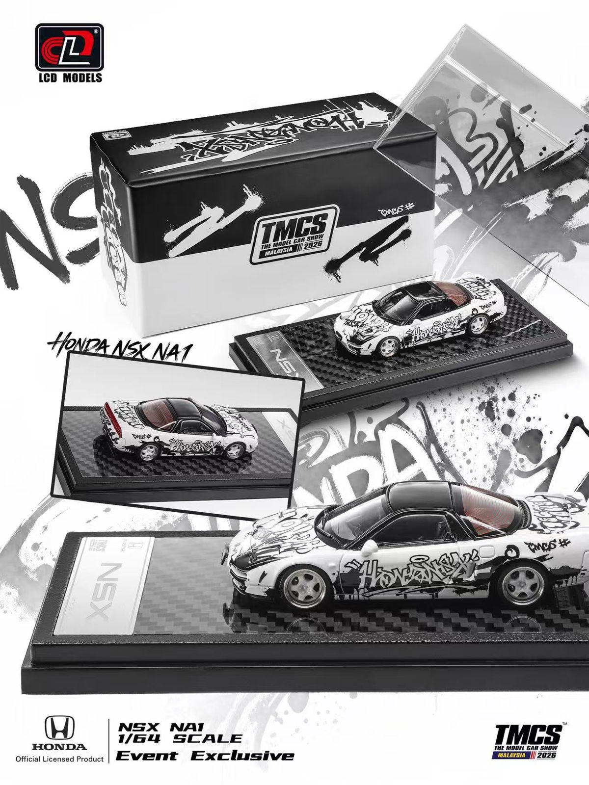 *TMCS 2026* NSX NA1 TMCS2026 Event Exclusive Blind Box, 1:64 Scale (White or Black)