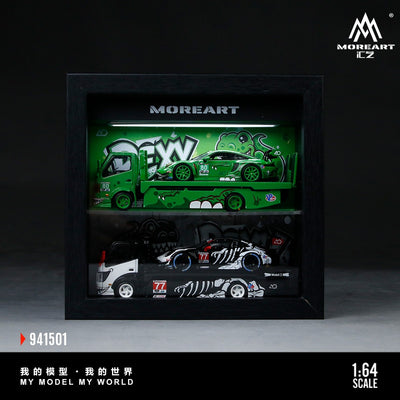 *PRE-ORDER* Integrated Photo Frame with Green Dragon Coating, 1:64 Scale (Green)