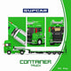 *PRE-ORDER* Scania Flatbed Transport Vehicle - Green Tyrannosaurus, 1:64 Scale