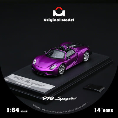 *PRE-ORDER* 918 Spyder Midnight, 1:64 Scale (Purple)