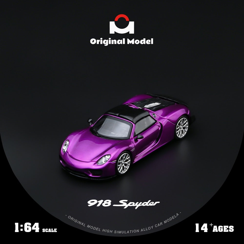 *PRE-ORDER* 918 Spyder Midnight, 1:64 Scale (Purple)