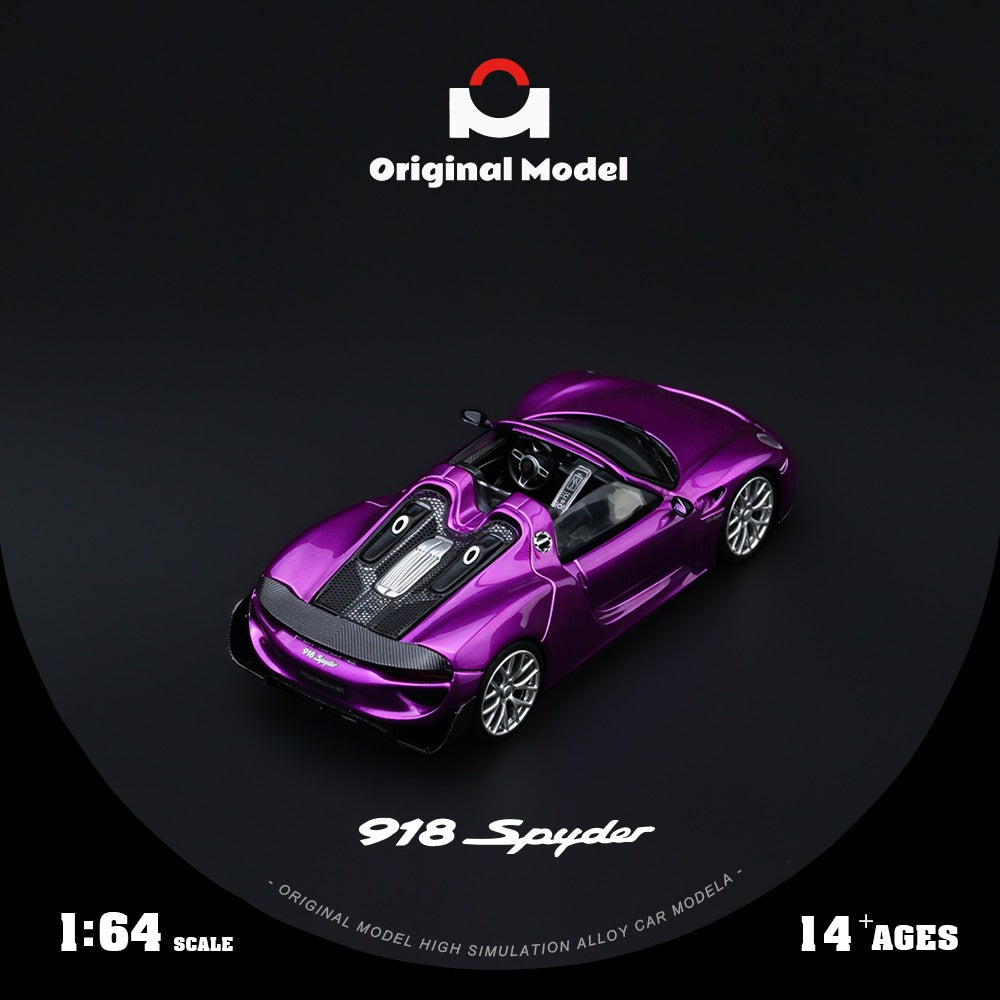 *PRE-ORDER* 918 Spyder Midnight, 1:64 Scale (Purple)