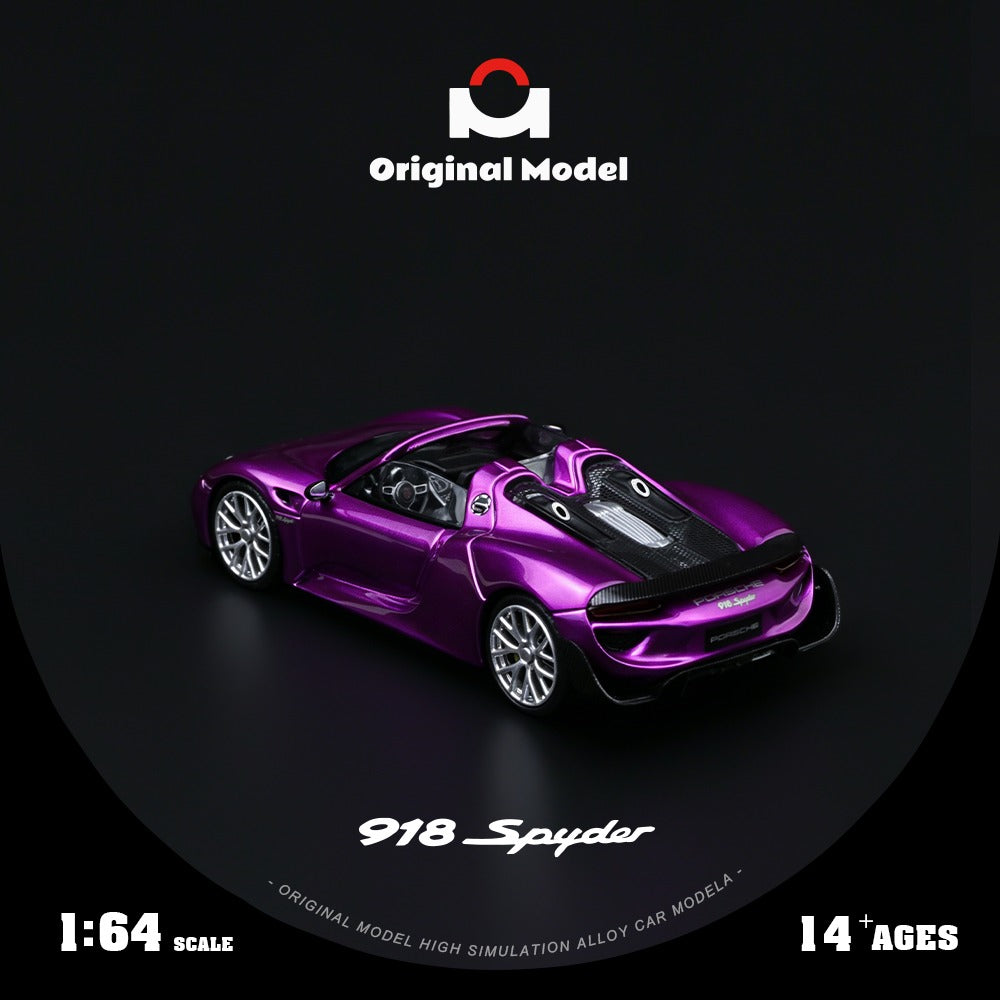 *PRE-ORDER* 918 Spyder Midnight, 1:64 Scale (Purple)