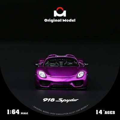 *PRE-ORDER* 918 Spyder Midnight, 1:64 Scale (Purple)