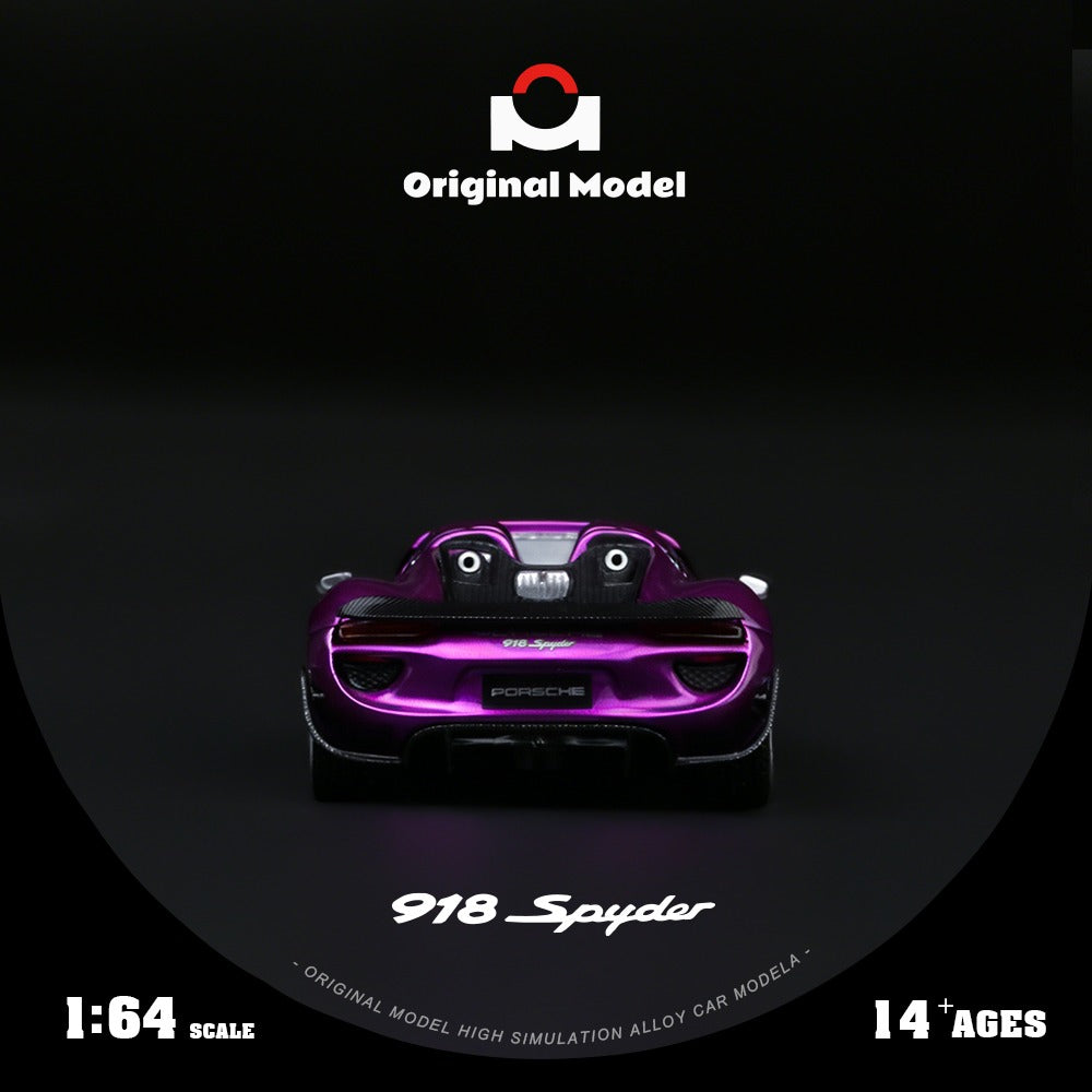 *PRE-ORDER* 918 Spyder Midnight, 1:64 Scale (Purple)