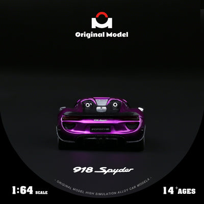 *PRE-ORDER* 918 Spyder Midnight, 1:64 Scale (Purple)
