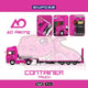 *PRE-ORDER* Scania Flatbed Transport Vehicle - Tyrannosaurus Rex, 1:64 Scale (Pink)