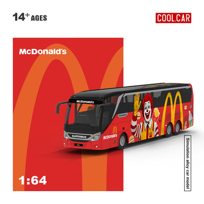 *PRE-ORDER* Setra Bus (Mc Donald's), 1:64 Scale (Red)