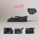 *PRE-ORDER* Pagani Zonda Full Carbon with Pink Line (Open Hood, Engine Visible), 1:64 Scale (Copy)