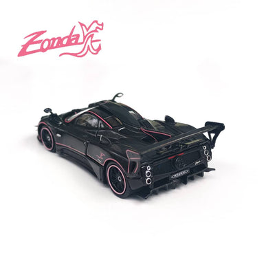 *PRE-ORDER* Pagani Zonda Full Carbon with Pink Line (Open Hood, Engine Visible), 1:64 Scale (Copy)