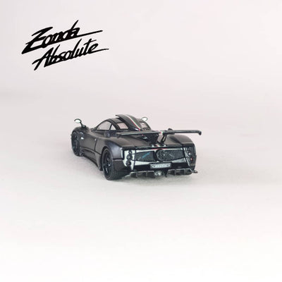 *PRE-ORDER* Pagani Zonda Full Carbon with Italia Strips (Open Hood, Engine Visible), 1:64 Scale