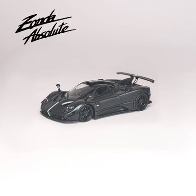*PRE-ORDER* Pagani Zonda Full Carbon with Italia Strips (Open Hood, Engine Visible), 1:64 Scale