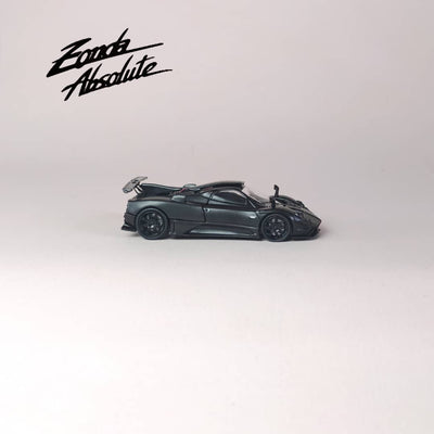 *PRE-ORDER* Pagani Zonda Full Carbon with Italia Strips (Open Hood, Engine Visible), 1:64 Scale