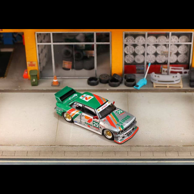 *PRE-ORDER* BMW M3 E30 RAW 7-Eleven Livery, 1:64 Scale
