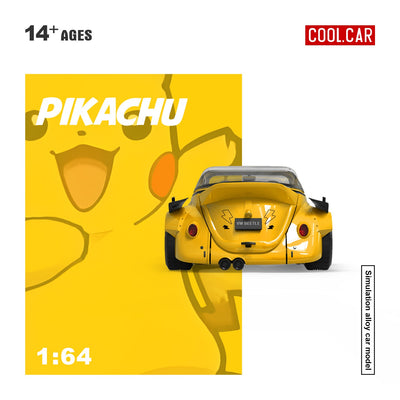 *PRE-ORDER* CC 1:64 Beetle Pikachu painted, 1:64 Scale