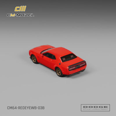*PRE-ORDER* Dodge Challenger SRT Hellcat Redeye Widebody Torred Clearcoat, 1:64 Scale