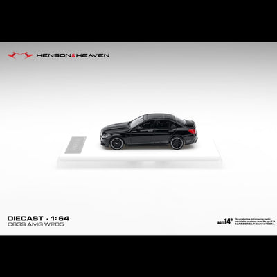 *PRE-ORDER* Mercedes Benz C63 Coupe AMG W205, 1:64 Scale (Gloss Black)