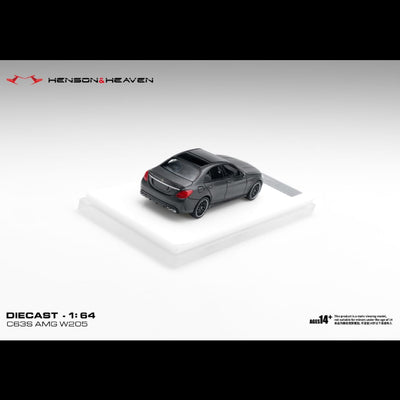 *PRE-ORDER* Mercedes Benz C63 Coupe AMG W205, 1:64 Scale  (Matte Dark Grey)
