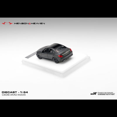 *PRE-ORDER* Mercedes Benz C63 Coupe AMG W205, 1:64 Scale  (Matte Dark Grey)