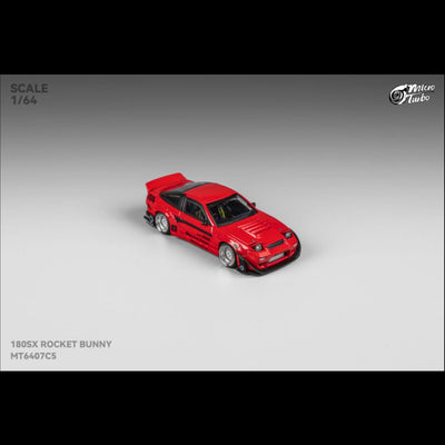 *PRE-ORDER* NISSAN S13 Silvia 180SX，Pandem Rocket Bunny Modified (Limited to 999pcs), 1:64 Scale
