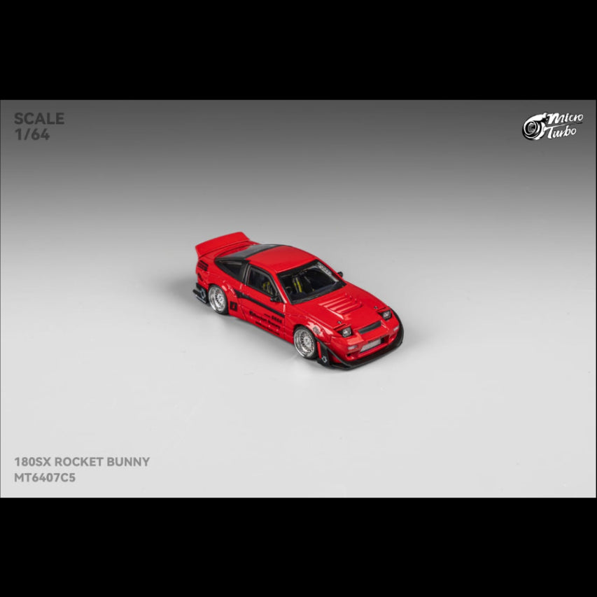 *PRE-ORDER* NISSAN S13 Silvia 180SX，Pandem Rocket Bunny Modified (Limited to 999pcs), 1:64 Scale