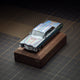 *PRE-ORDER* Cadillac DeVille Coupe Jump Car Silver ribbon with flowers 1964, 1:64 Scale
