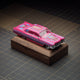 *PRE-ORDER* Cadillac DeVille Coupe Jump Car Metallic pink ribbon with flowers 1964, 1:64 Scale
