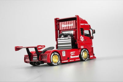 *HKTCS 2026* LB Trucks UD Quon Head with Hong Kong City Themed Accessories (Red livery) Limited to 299pcs, 1:64 Scale