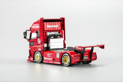 *HKTCS 2026* LB Trucks UD Quon Head with Hong Kong City Themed Accessories (Red livery) Limited to 299pcs, 1:64 Scale