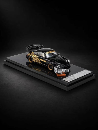 *IDE 2026* Porsche RWB 964 Chance of Chase Car (Limited of 999pcs), 1:64 Scale (Black)