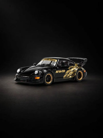 *IDE 2026* Porsche RWB 964 Chance of Chase Car (Limited of 999pcs), 1:64 Scale (Black)