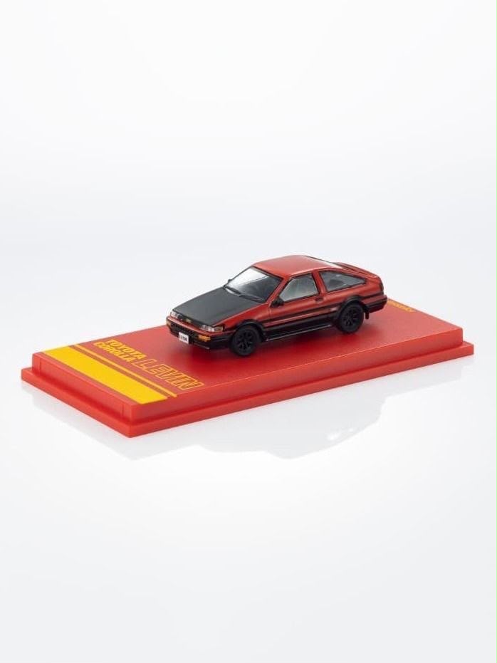 *IDE 2026* Toyota AE86 Corolla Levin, 1:64 Scale (Red - Black)