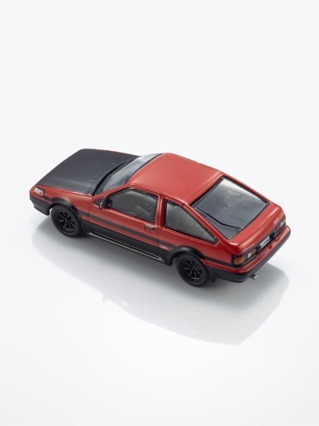 *IDE 2026* Toyota AE86 Corolla Levin, 1:64 Scale (Red - Black)